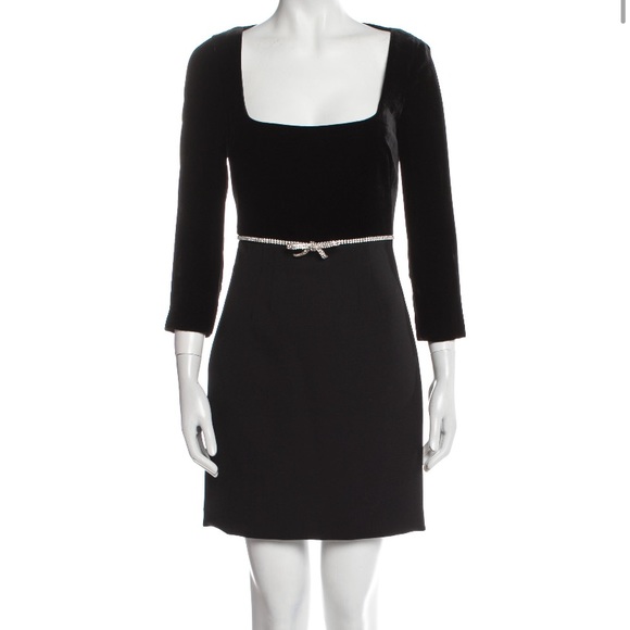 Miu Miu wool mini dress with crystals - Picture 1 of 3